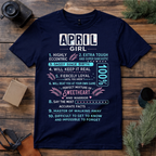 April Girl Attitude T Shirt