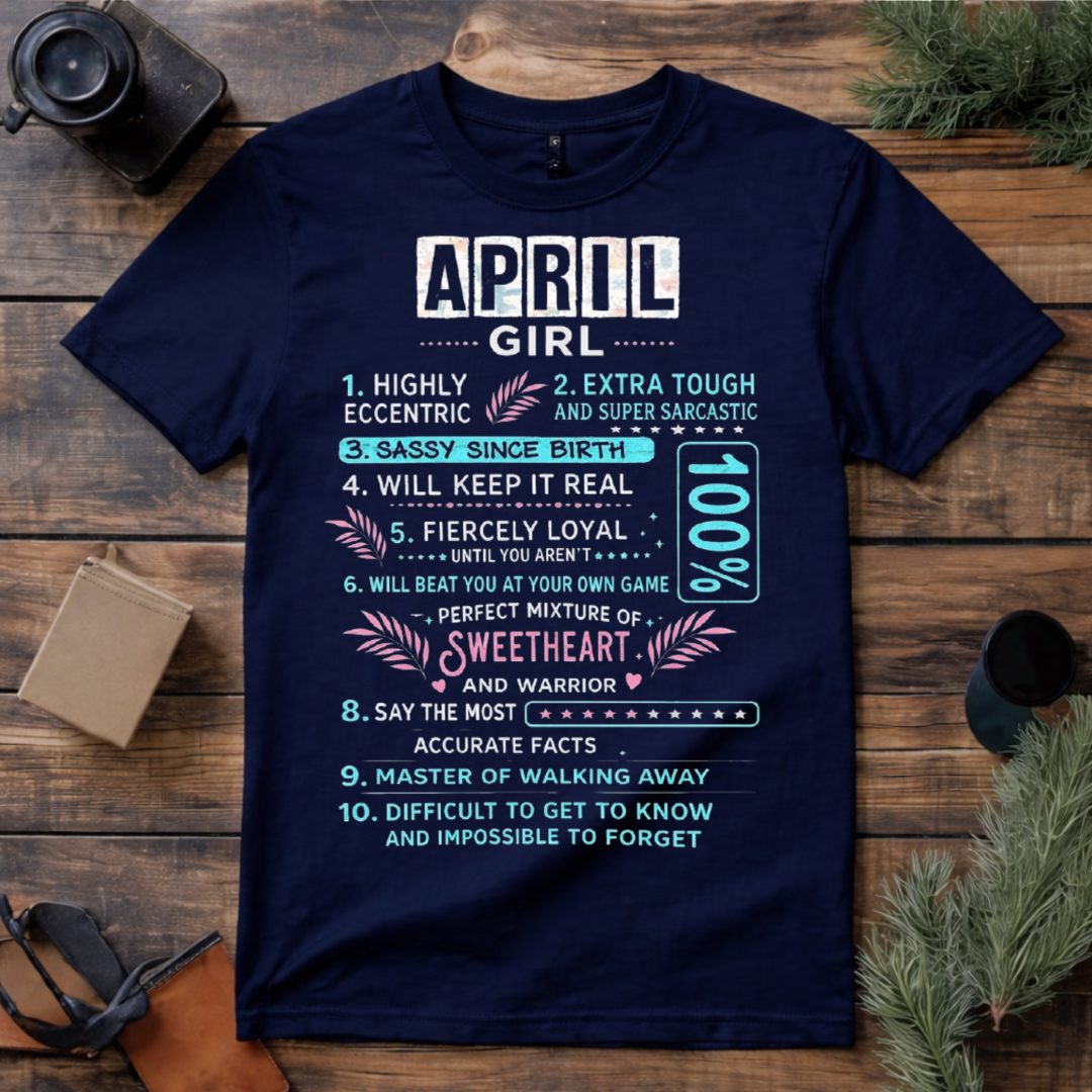 April Girl Attitude T Shirt