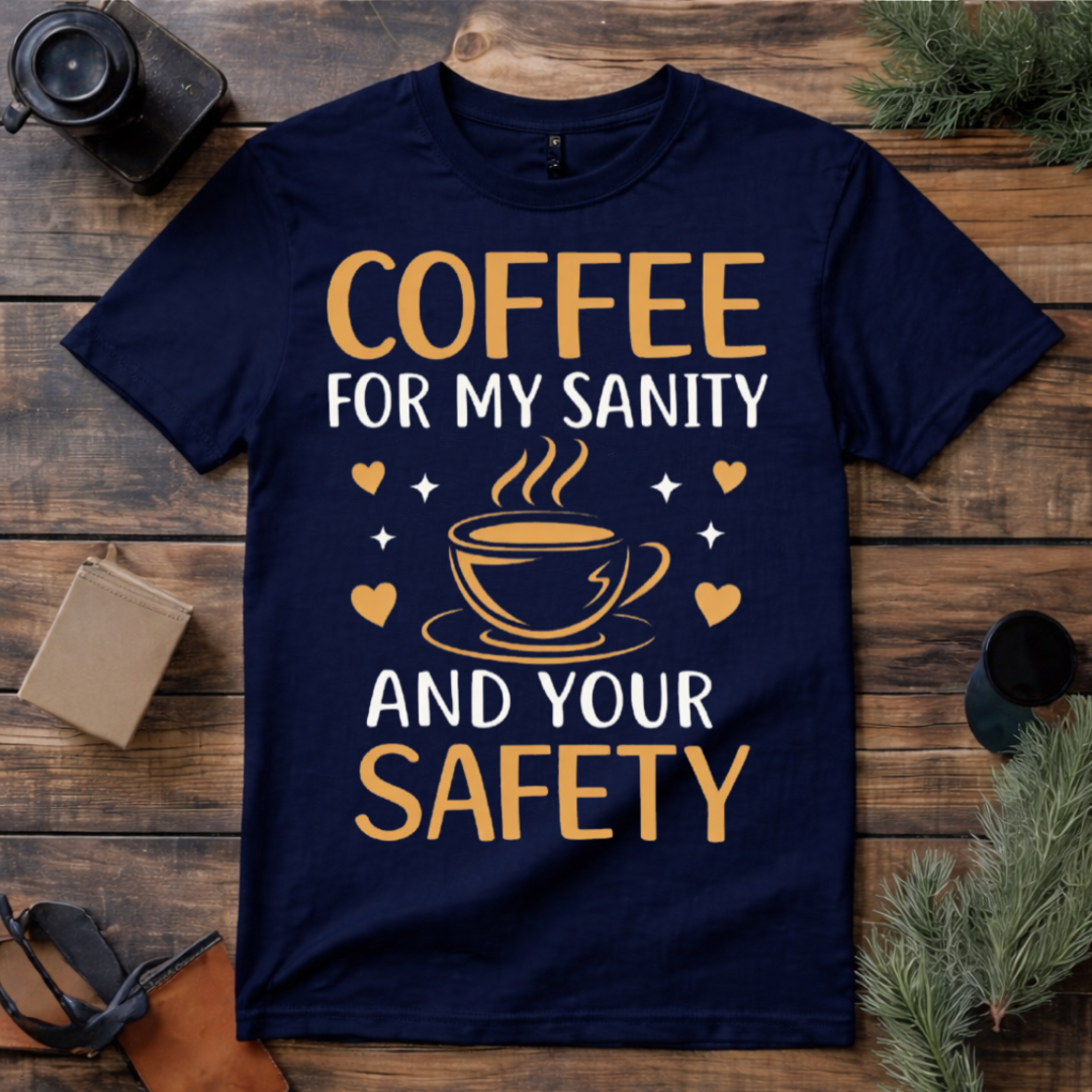 Coffee for My Sanity T Shirt