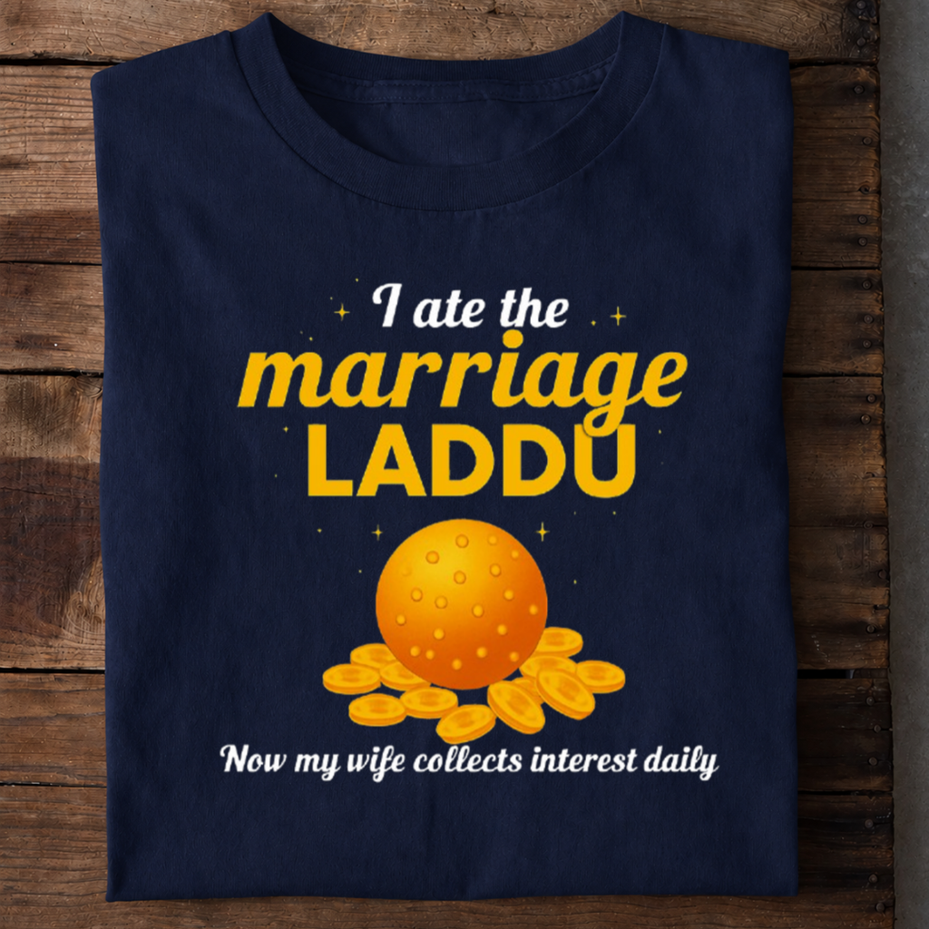 Marriage Laddu Premium Cotton T Shirt