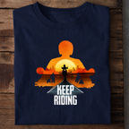Keep Riding Premium Cotton T Shirt