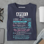 April Girl Attitude T Shirt