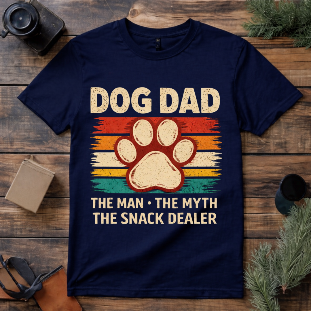 Dog Dad Snack Dealer T Shirt