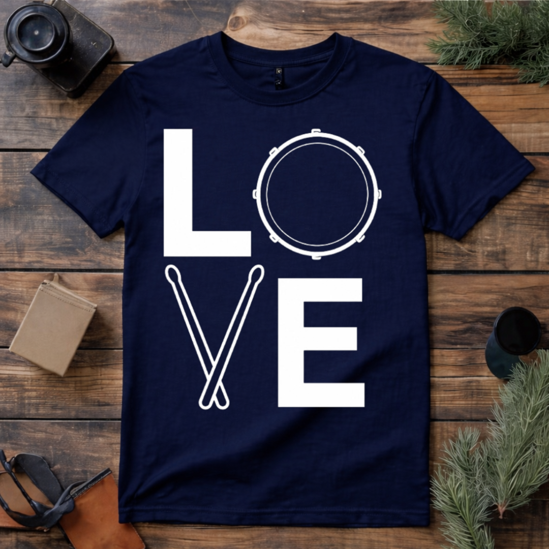 Love Drummer T Shirt