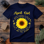 April Girl Sunflower T Shirt