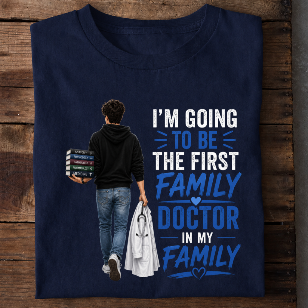 First Family Male Doctor Premium Cotton T Shirt