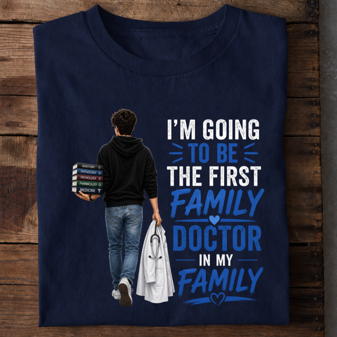 First Family Male Doctor Premium Cotton T Shirt