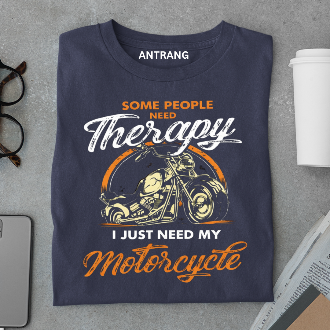 Motorcycle Is My Therapy T Shirt