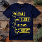 Eat Sleep Tennis Repeat T Shirt