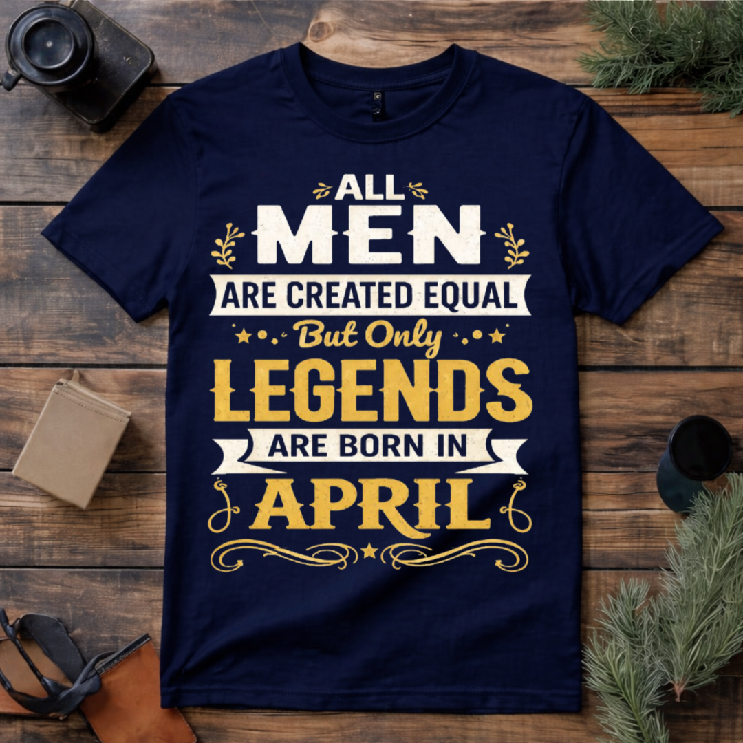 April Born Legend T Shirt