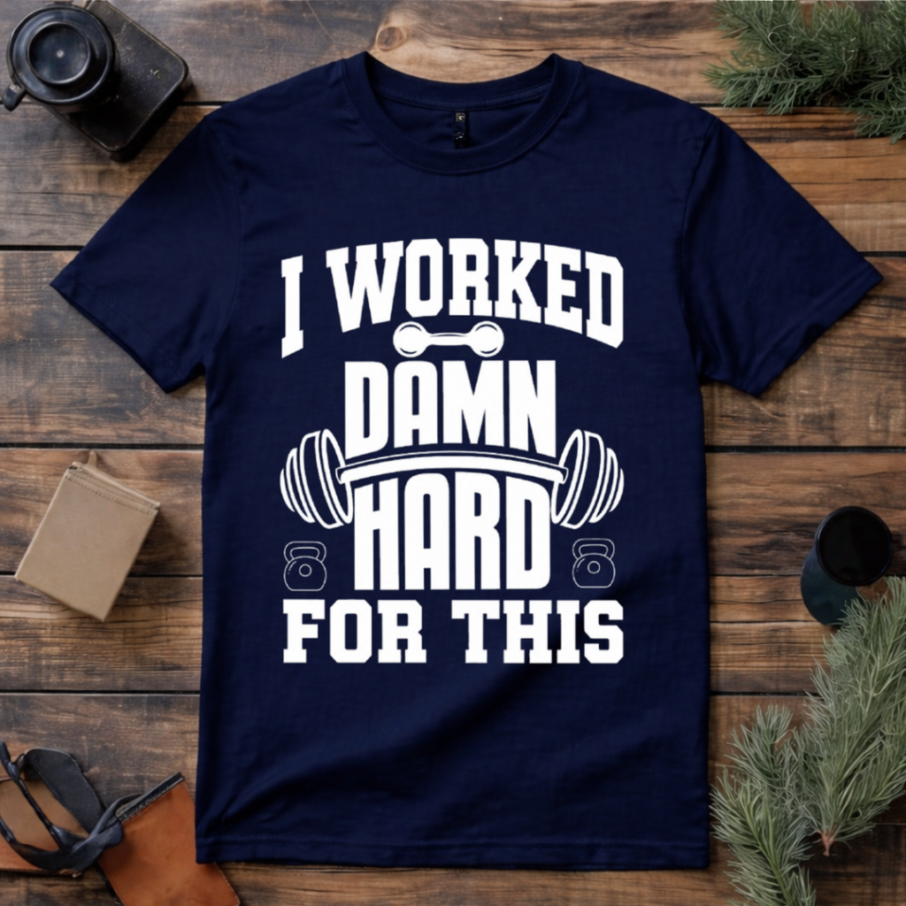 I Worked Damn Hard For This T Shirt