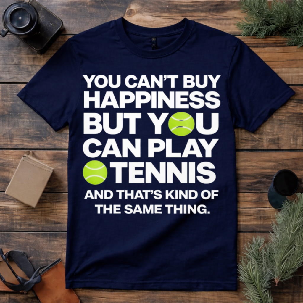 Play Tennis Happiness T Shirt