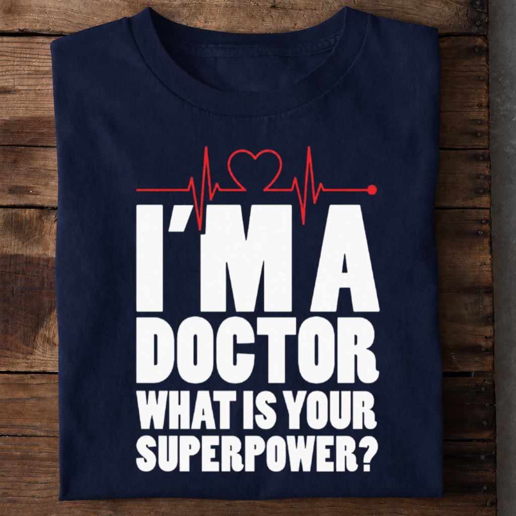 Doctor Power Premium Cotton T Shirt