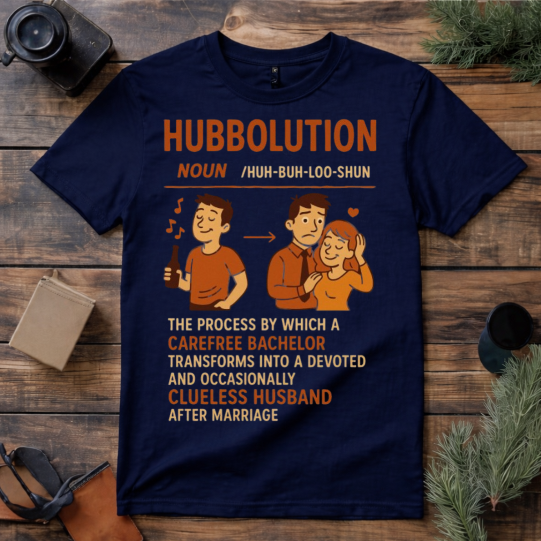 Hubbolution Funny Husband T Shirt