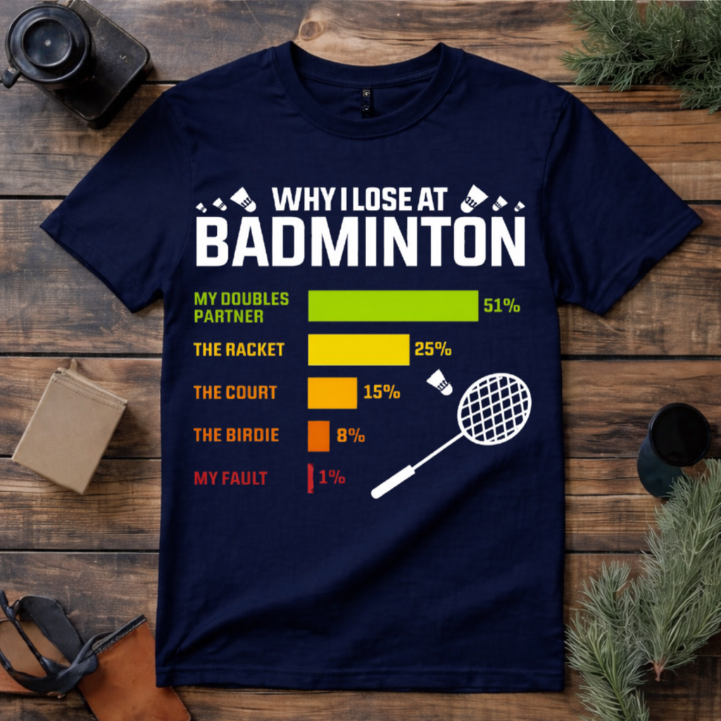 Why I Lose at Badminton T Shirt