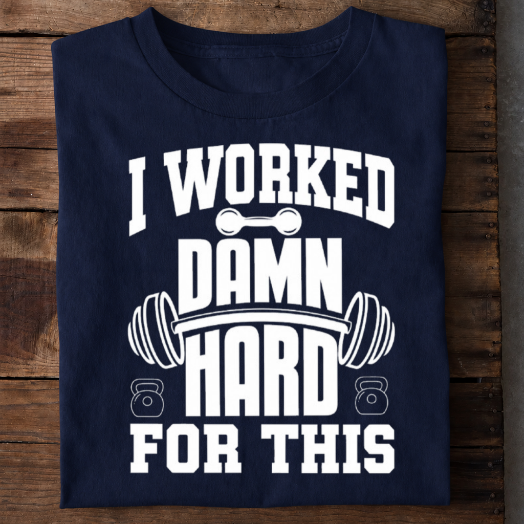 Work Hard Premium Cotton T Shirt