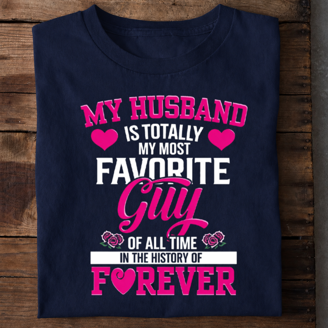 Favorite Husband Premium Cotton T Shirt
