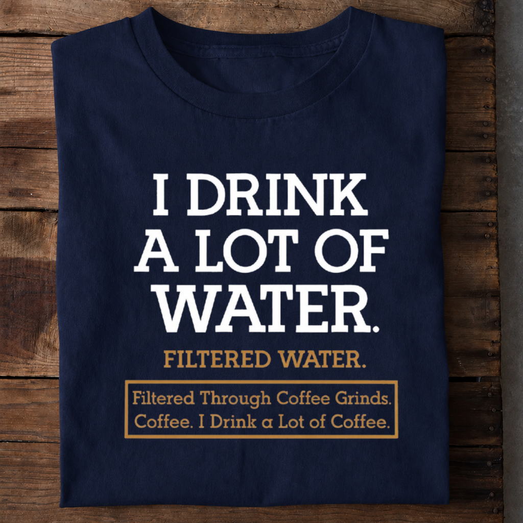 Drink Coffee Premium Cotton T Shirt
