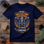 Turning Chrome Biker T Shirt