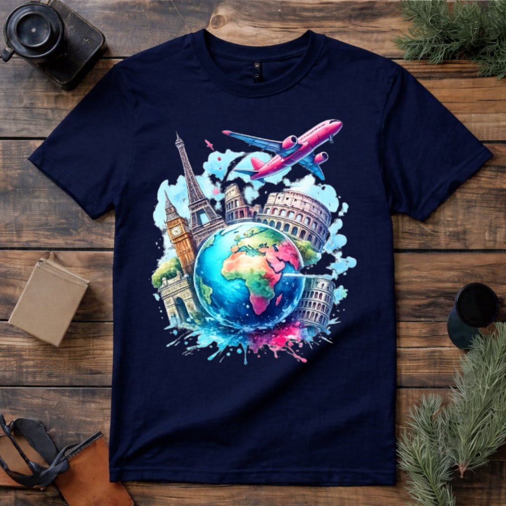 World Travel Adventure T Shirt