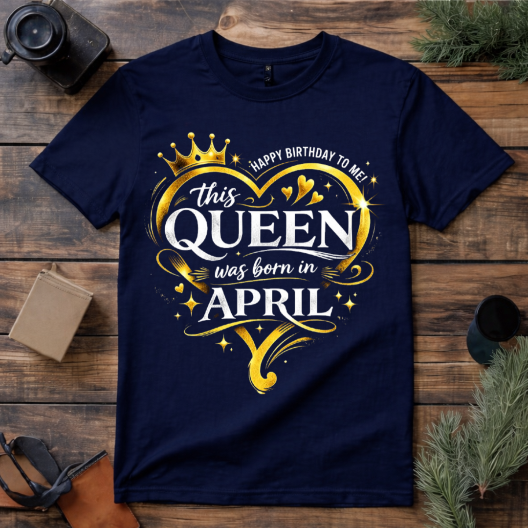 Born Queen April T Shirt