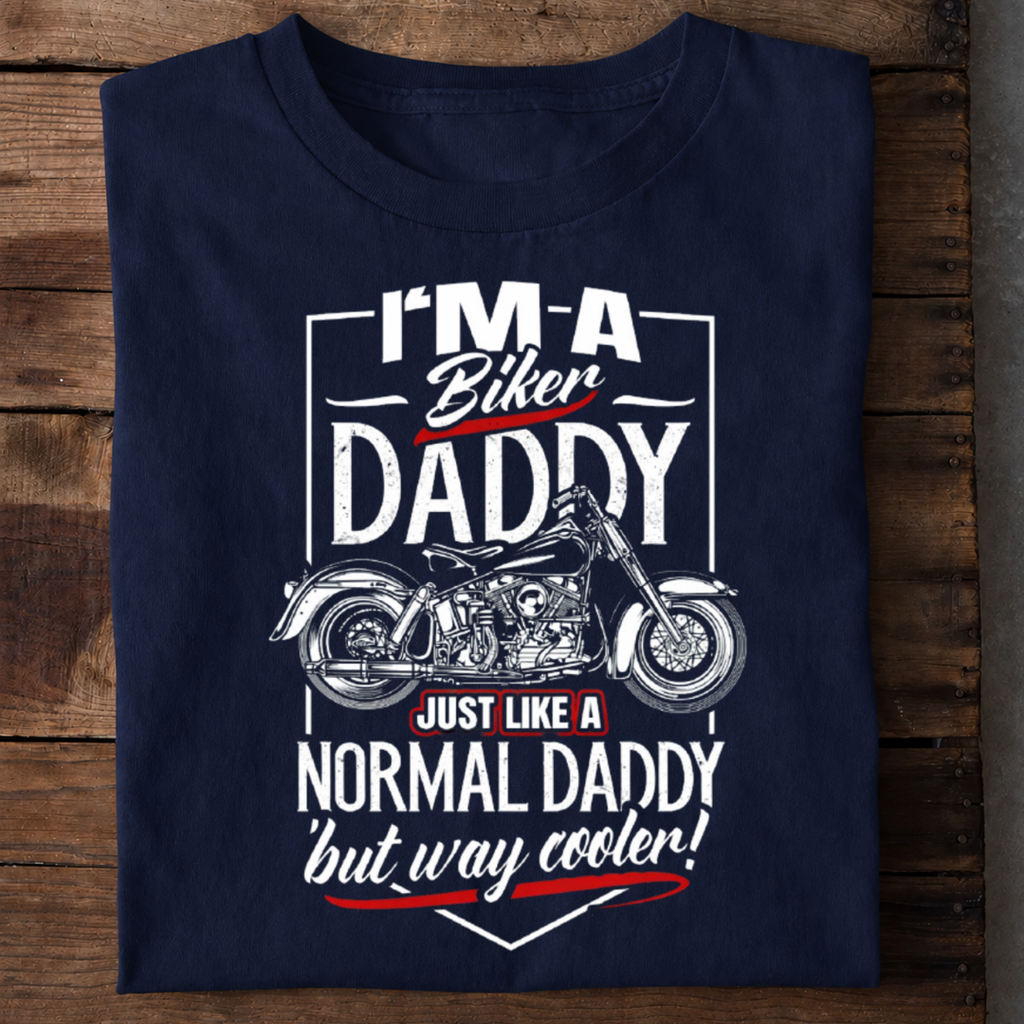 Biker Daddy Premium Cotton T Shirt