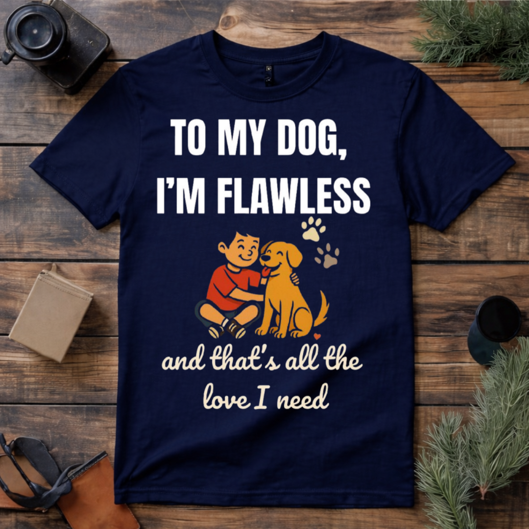 To My Dog I’m Flawless T Shirt