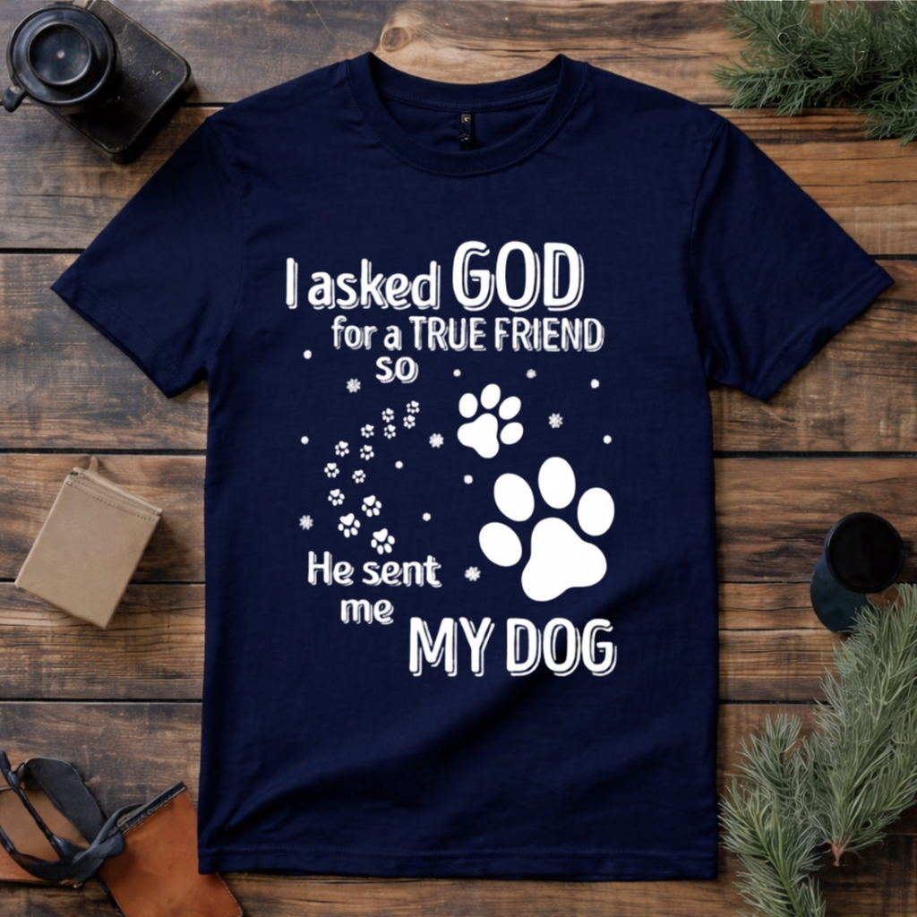 God Sent Me My Dog T Shirt