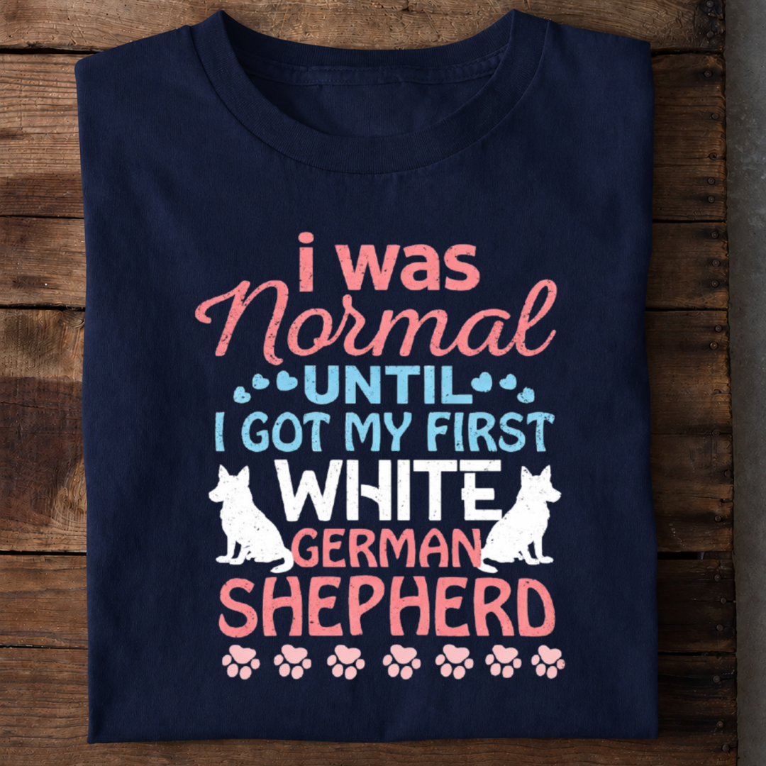 White German Shepherd Lover Premium Cotton T Shirt