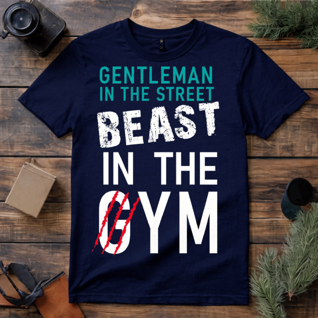 Gentleman in the Street Beast in the Gym T Shirt