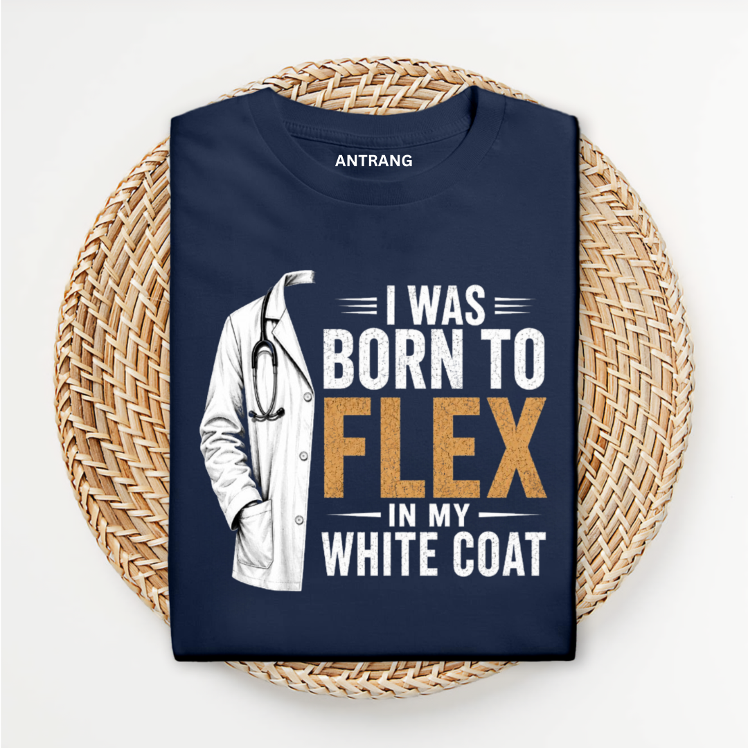 Flex White Coat T Shirt