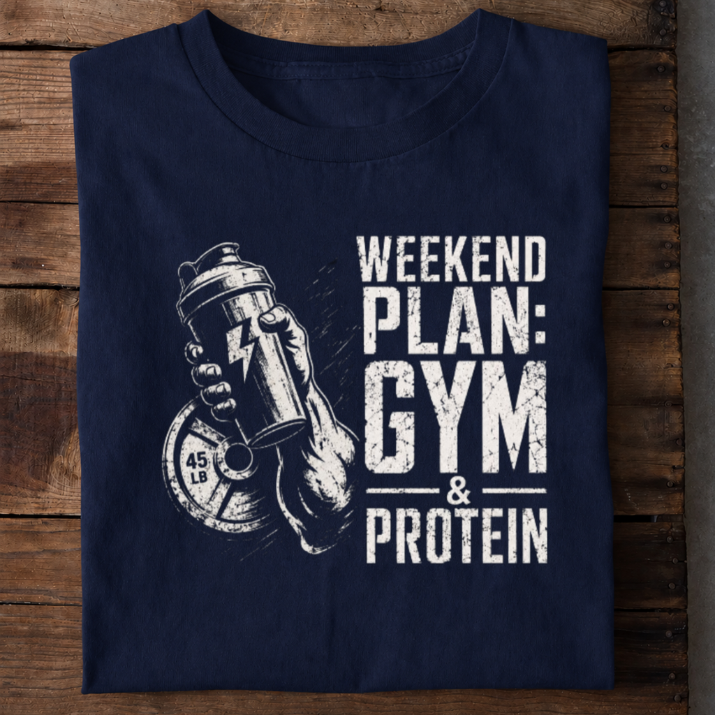Weekend Gym Premium Cotton T Shirt