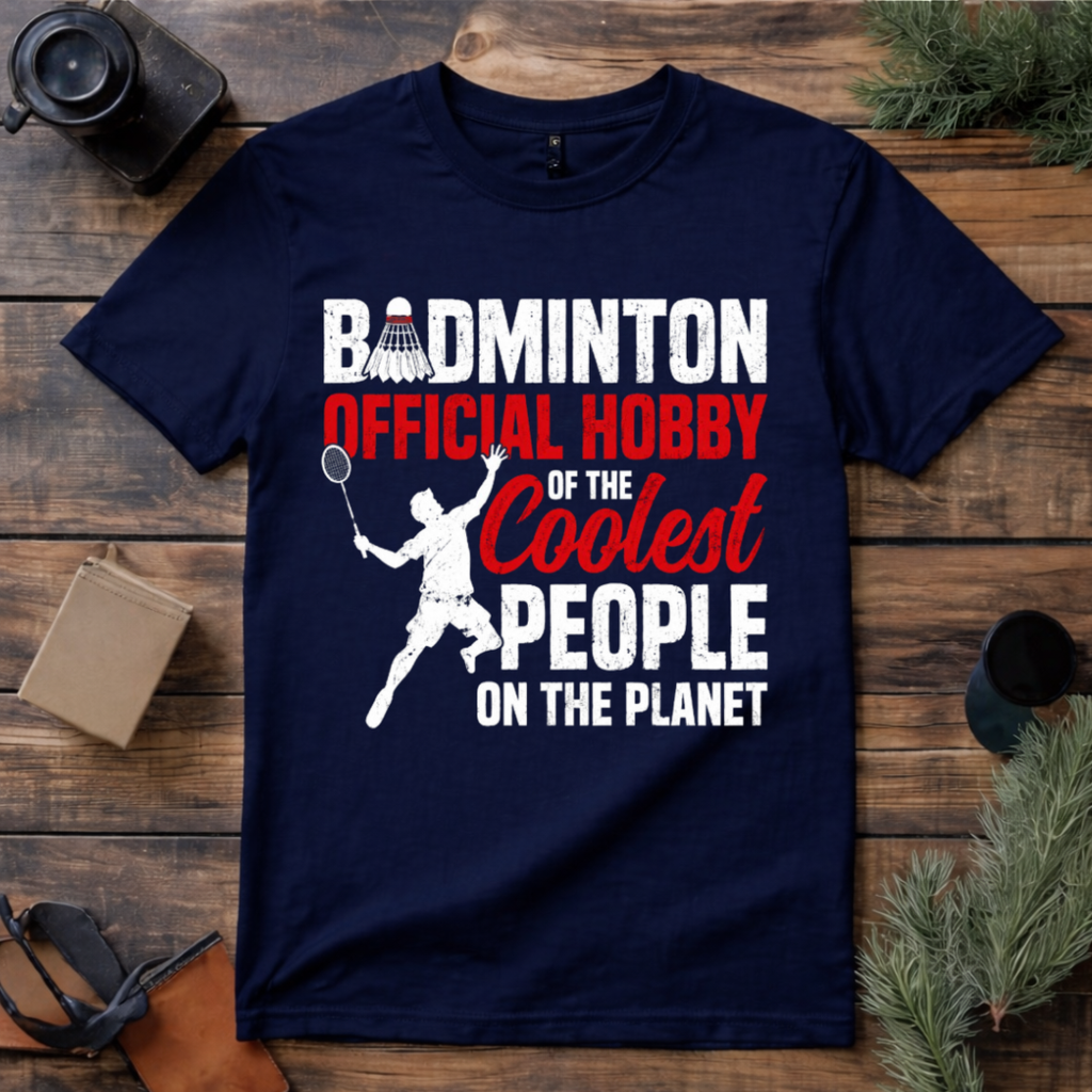 Badminton Official Premium Cotton T Shirt