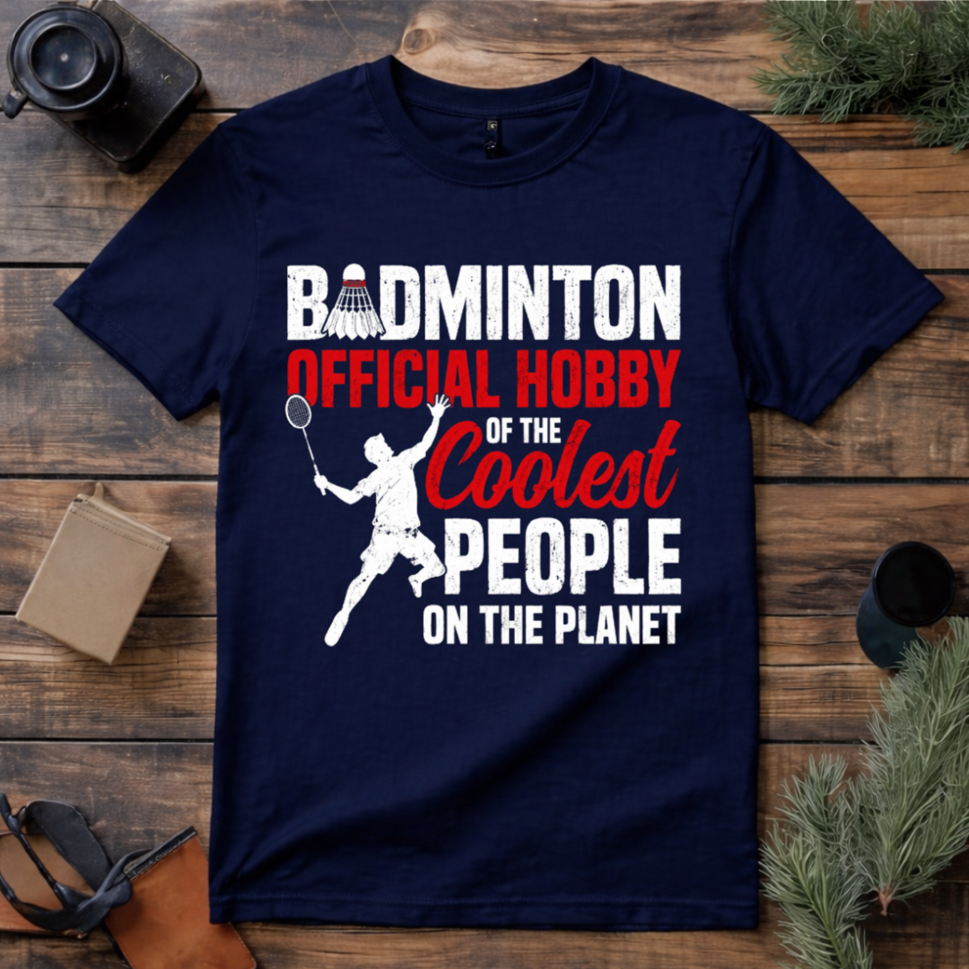 Badminton Official Premium Cotton T Shirt