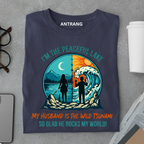 Peaceful Wife Wild Husband T Shirt