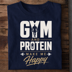 Protein and Gym Premium Cotton T Shirt