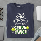 Serve Twice Tennis T Shirt