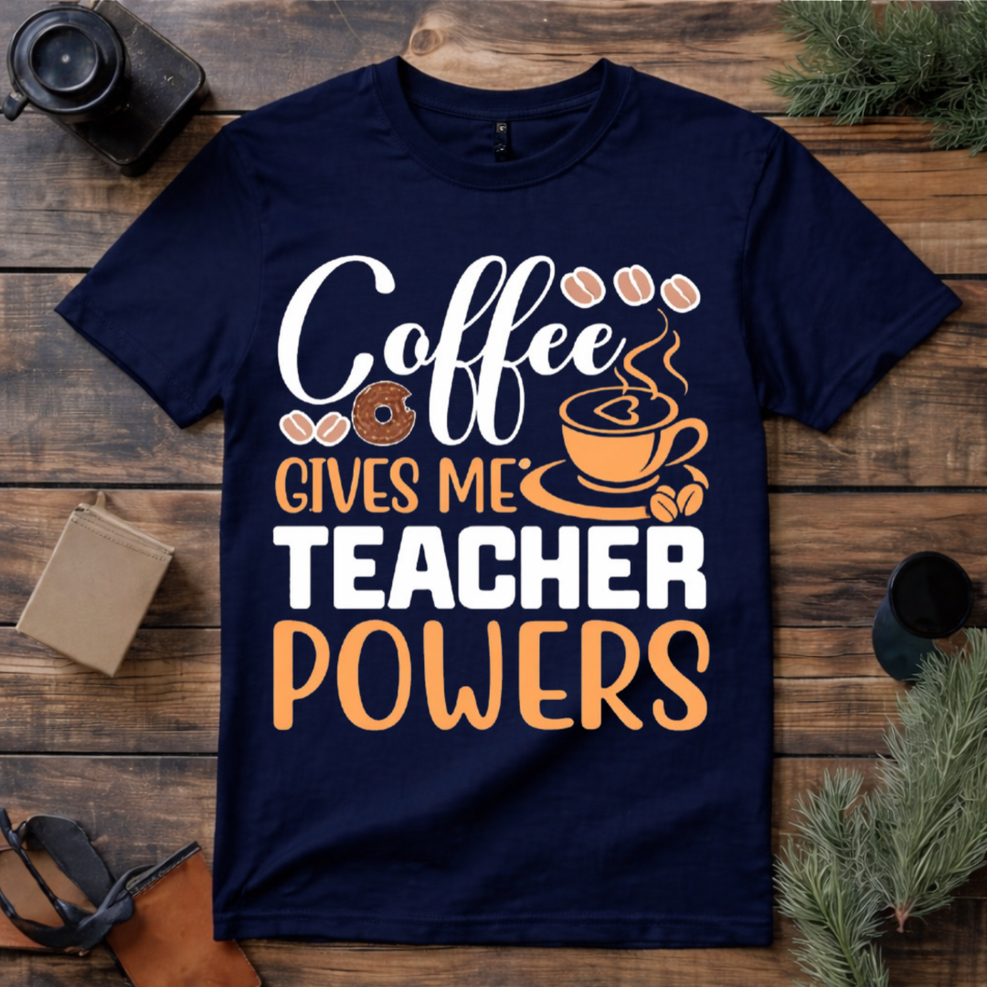 Funny Teacher Coffee Lover T Shirt
