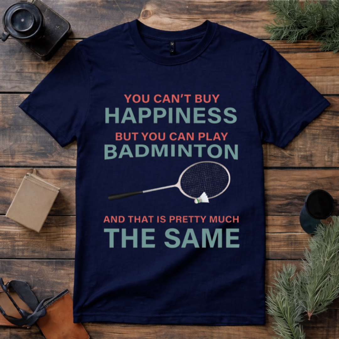 Play Badminton Happiness T Shirt