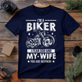I Fear God and My Wife Biker T Shirt