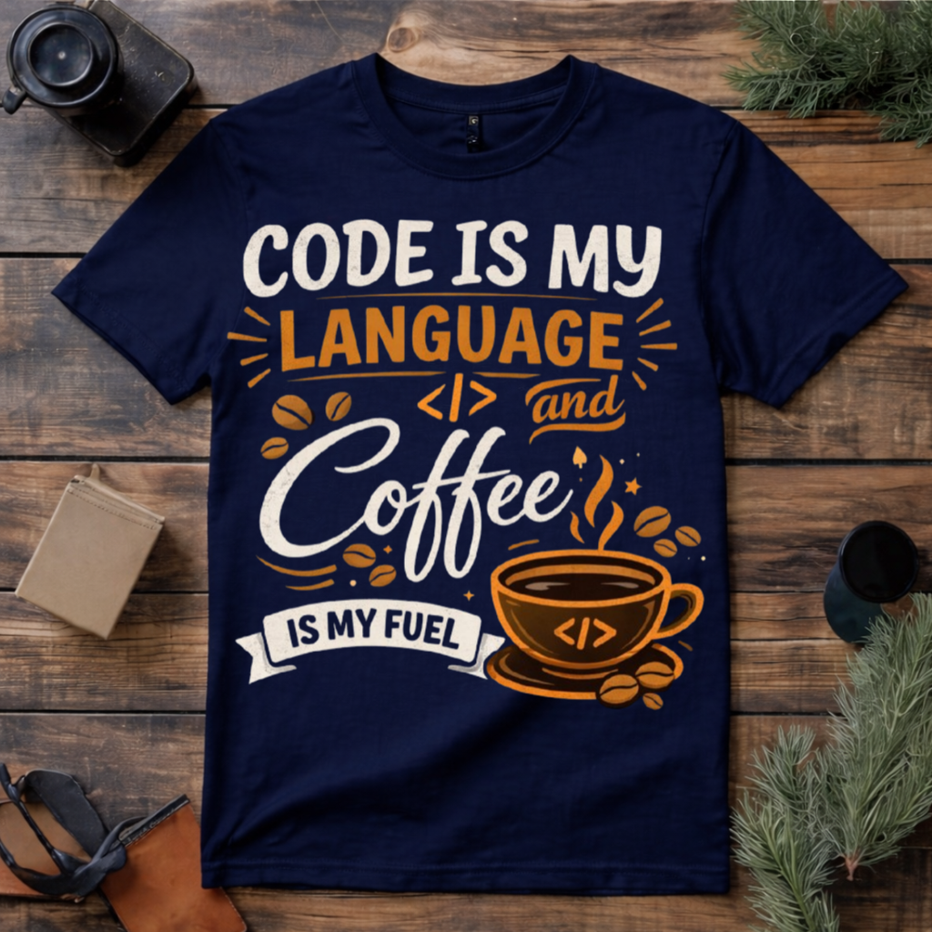 Code and Coffee T Shirt