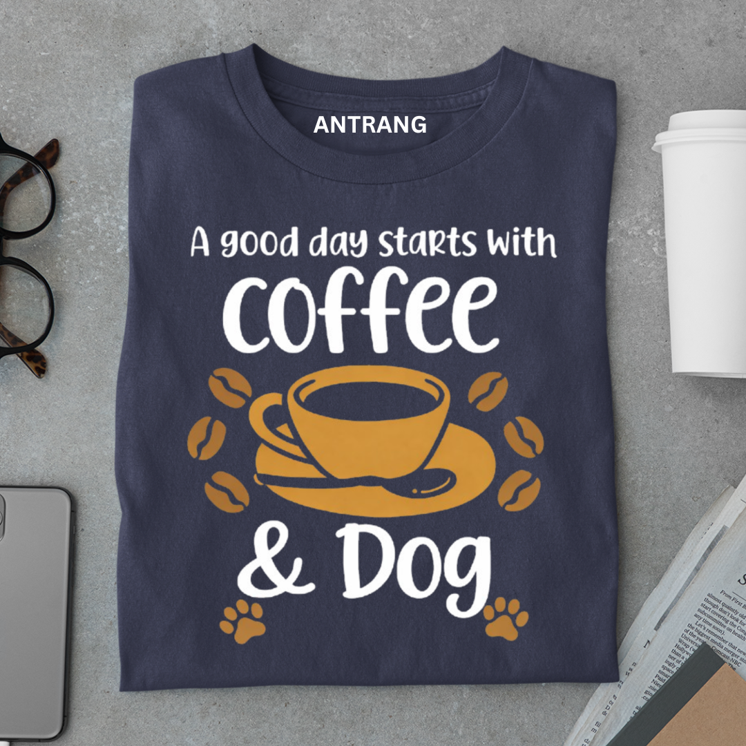Coffee and Dog T Shirt
