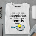Tennis Racket Happiness T Shirt