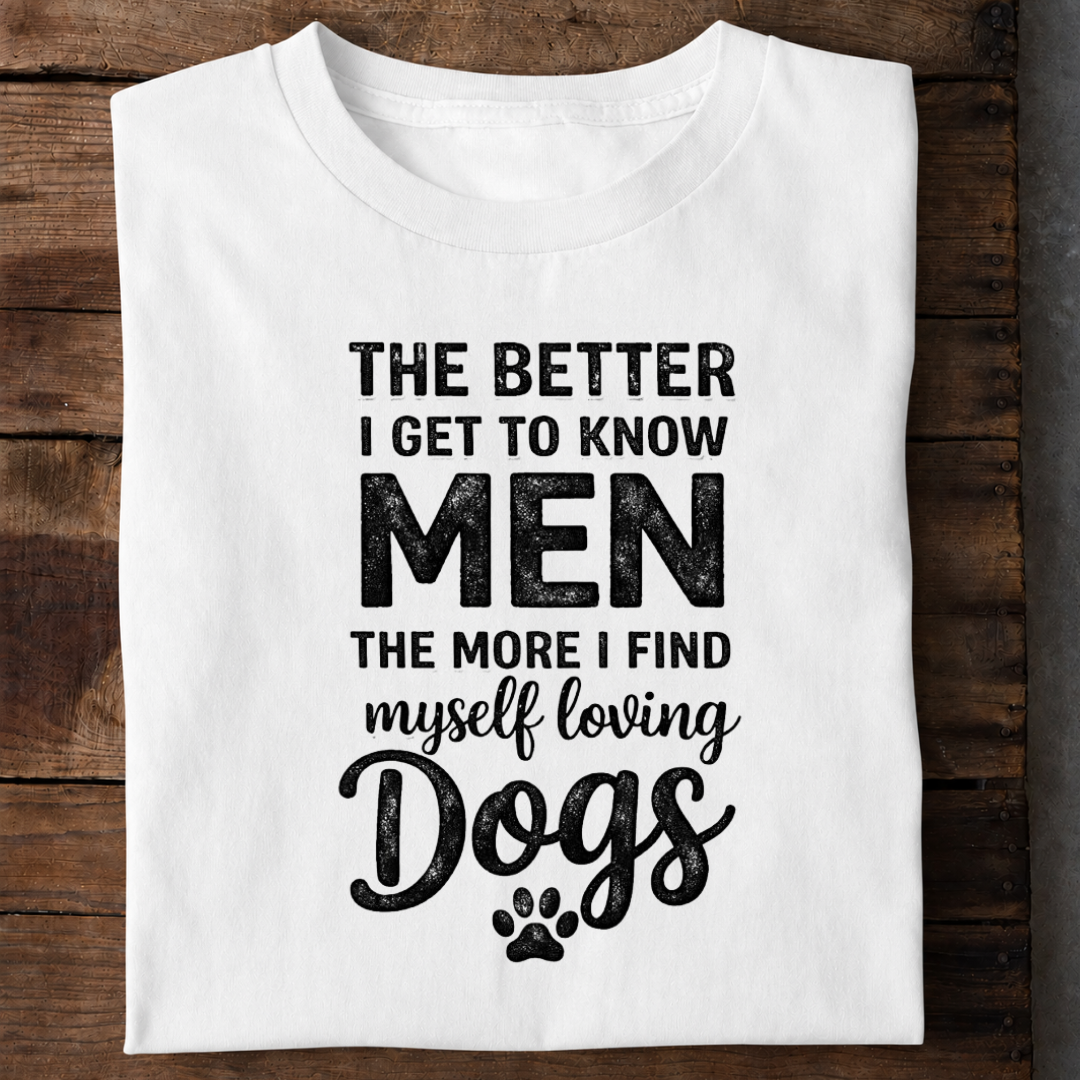 More  Love Dogs Premium Cotton T Shirt