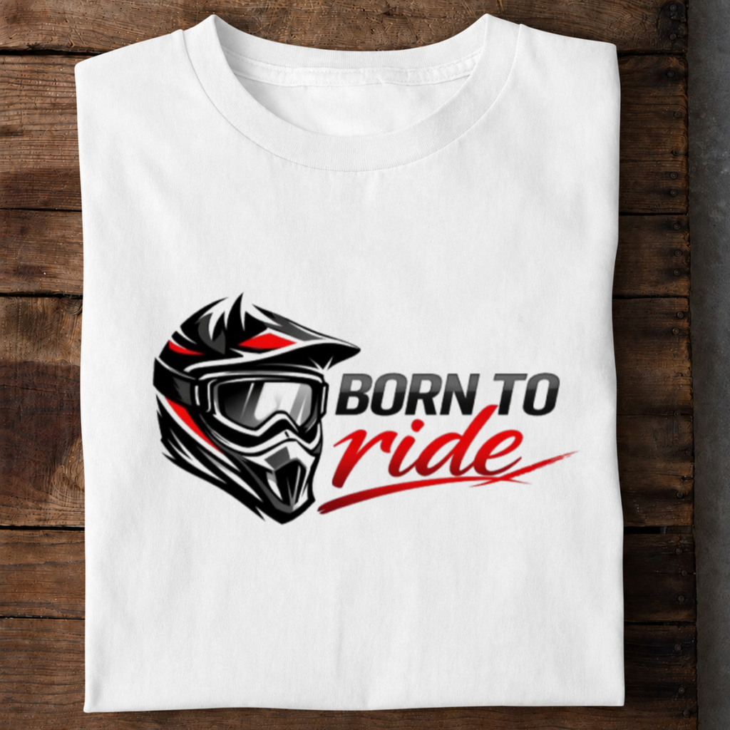 Born to Ride Premium Cotton T Shirt
