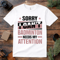 Badminton Need Attention