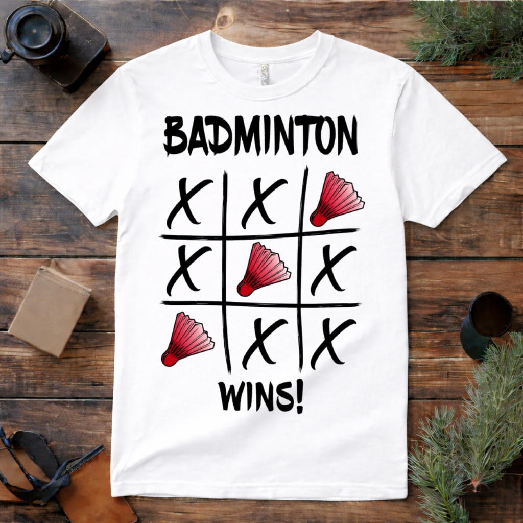 Badminton Winner T Shirt