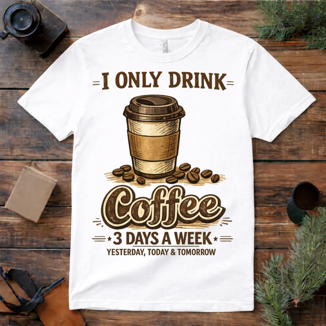 Only Drink Coffee T Shirt