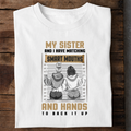 My Sister Has Matching Smart Mouth Premium Cotton T Shirt