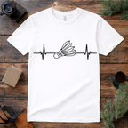 Badminton Heartbeat T Shirt